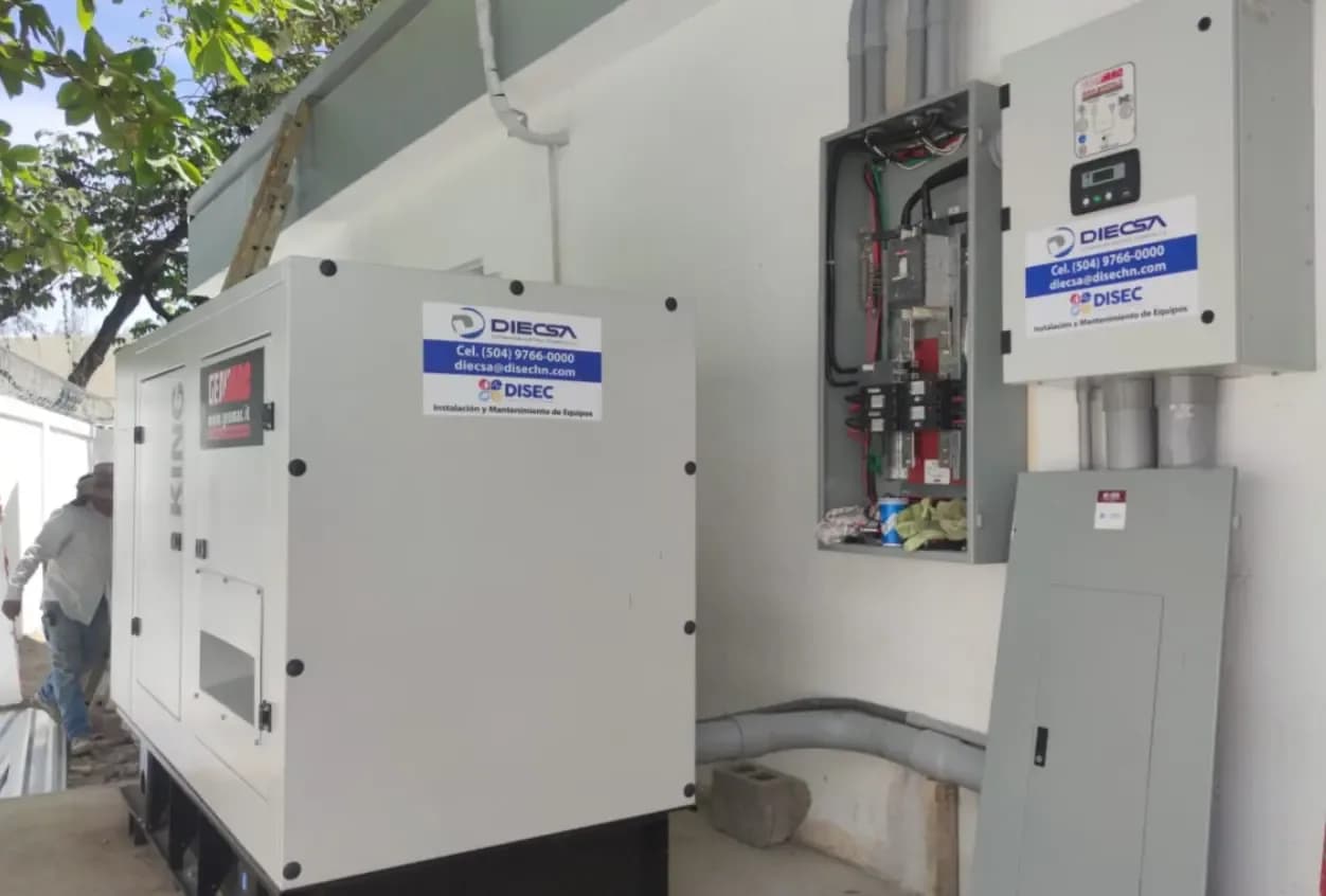 Generador + ATS + control