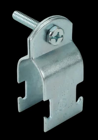 Abrazadera universal de acero electrogalvanizado para Strut